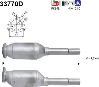 AS 33770D - Catalizzatore autozon.pro