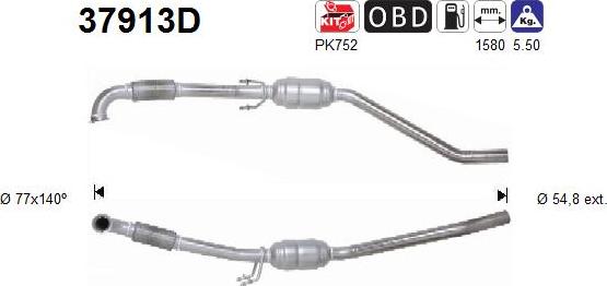 AS 37913D - Catalizzatore autozon.pro