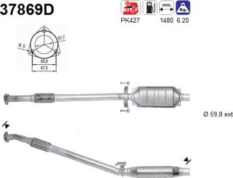 AS 37869D - Catalizzatore autozon.pro