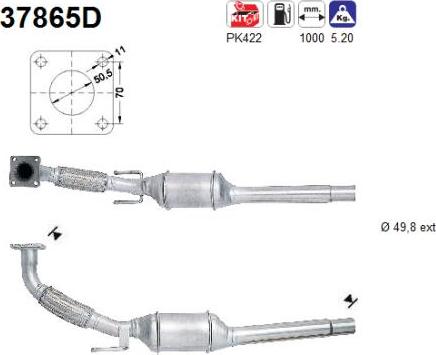 AS 37865D - Catalizzatore autozon.pro