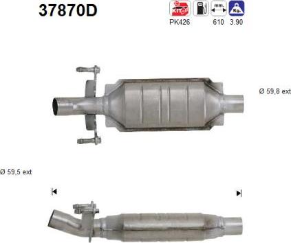 AS 37870D - Catalizzatore autozon.pro