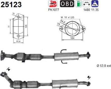 AS 25123 - Catalizzatore autozon.pro