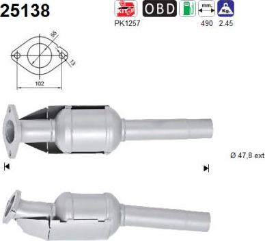 AS 25138 - Catalizzatore autozon.pro