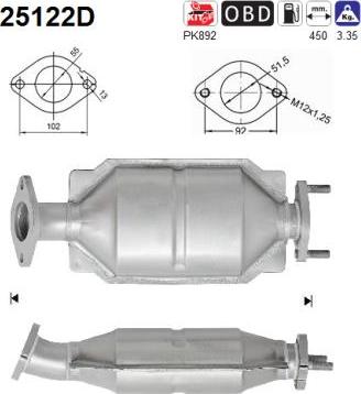 AS 25122D - Catalizzatore autozon.pro