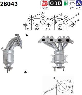 AS 26043 - Catalizzatore autozon.pro