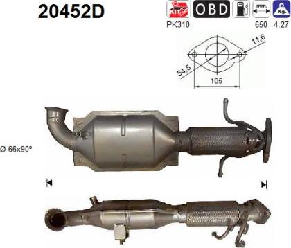 AS 20452D - Catalizzatore autozon.pro