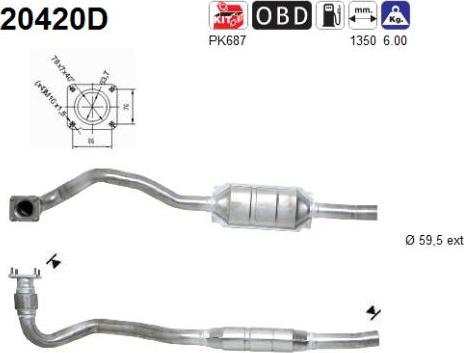 AS 20420D - Catalizzatore autozon.pro