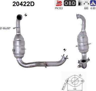 AS 20422D - Catalizzatore autozon.pro