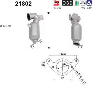 AS 21802 - Catalizzatore autozon.pro