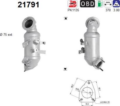 AS 21791 - Catalizzatore autozon.pro