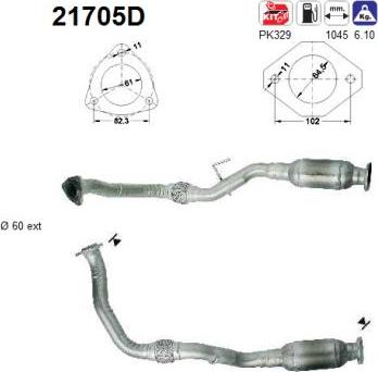 AS 21705D - Catalizzatore autozon.pro