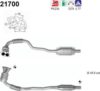 AS 21700 - Catalizzatore autozon.pro