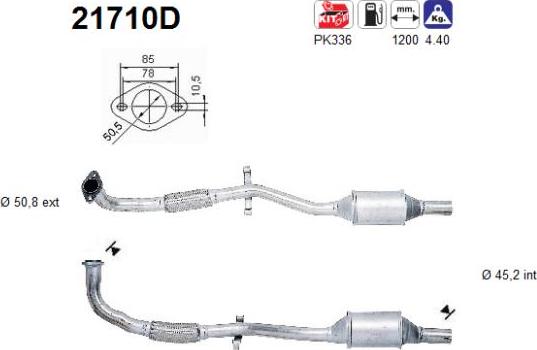 AS 21710D - Catalizzatore autozon.pro