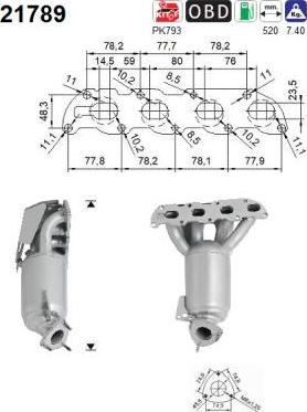 AS 21789 - Catalizzatore autozon.pro