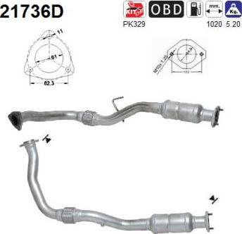 AS 21736D - Catalizzatore autozon.pro