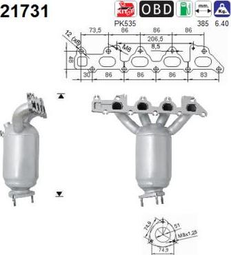 AS 21731 - Catalizzatore autozon.pro