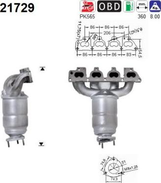 AS 21729 - Catalizzatore autozon.pro