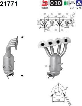 AS 21771 - Catalizzatore autozon.pro