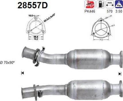 AS 28557D - Catalizzatore autozon.pro