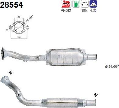 AS 28554 - Catalizzatore autozon.pro