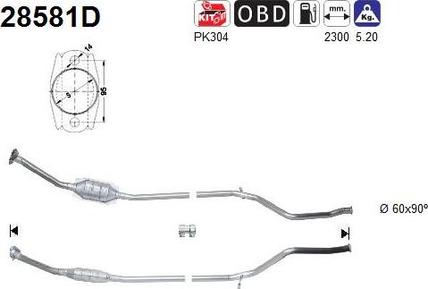 AS 28581D - Catalizzatore autozon.pro