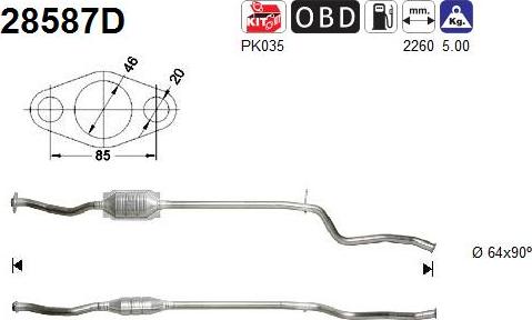 AS 28587D - Catalizzatore autozon.pro