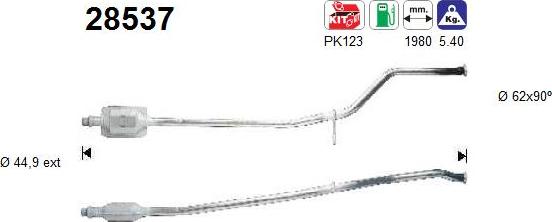 AS 28537 - Catalizzatore autozon.pro