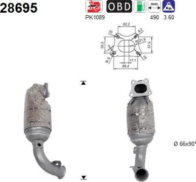 AS 28695 - Catalizzatore autozon.pro