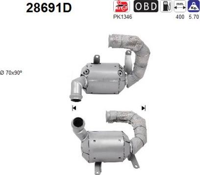 AS 28691D - Catalizzatore autozon.pro