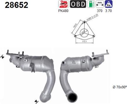 AS 28652 - Catalizzatore autozon.pro