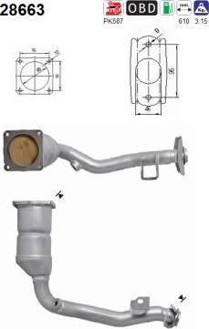 AS 28663 - Catalizzatore autozon.pro