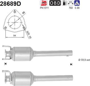 AS 28689D - Catalizzatore autozon.pro