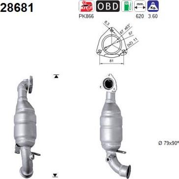 AS 28681 - Catalizzatore autozon.pro