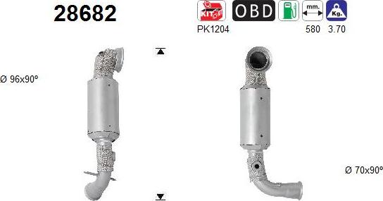 AS 28682 - Catalizzatore autozon.pro