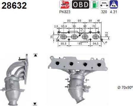 AS 28632 - Catalizzatore autozon.pro