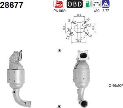 AS 28677 - Catalizzatore autozon.pro