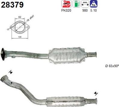 AS 28379 - Catalizzatore autozon.pro