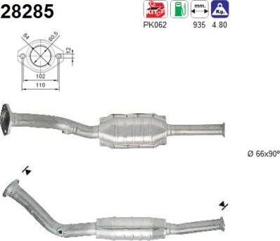 AS 28285 - Catalizzatore autozon.pro