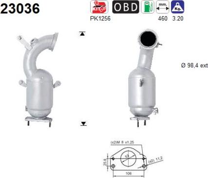 AS 23036 - Catalizzatore autozon.pro