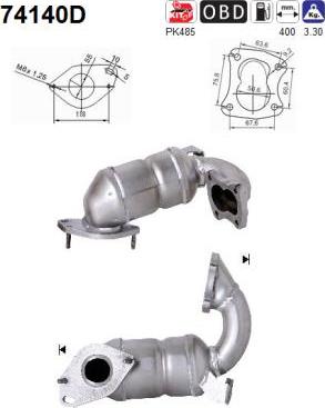 AS 74140D - Catalizzatore autozon.pro