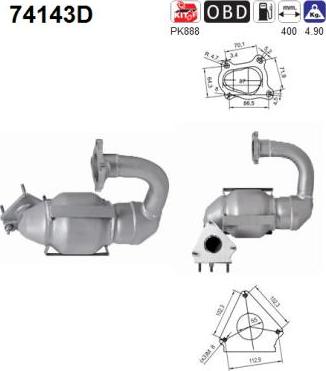 AS 74143D - Catalizzatore autozon.pro