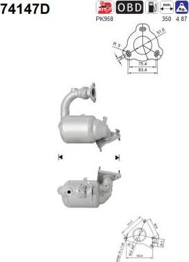 AS 74147D - Catalizzatore autozon.pro