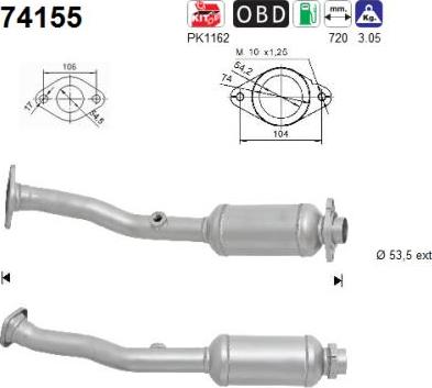 AS 74155 - Catalizzatore autozon.pro