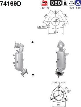 AS 74169D - Catalizzatore autozon.pro