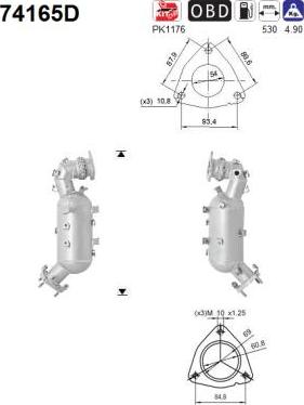 AS 74165D - Catalizzatore autozon.pro