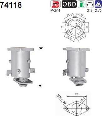 AS 74118 - Catalizzatore autozon.pro