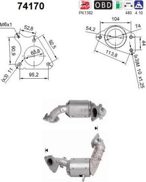 AS 74170 - Catalizzatore autozon.pro