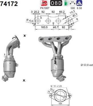 AS 74172 - Catalizzatore autozon.pro