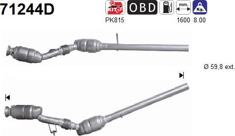 AS 71244D - Catalizzatore autozon.pro