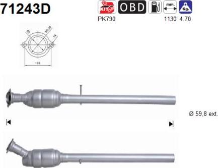 AS 71243D - Catalizzatore autozon.pro